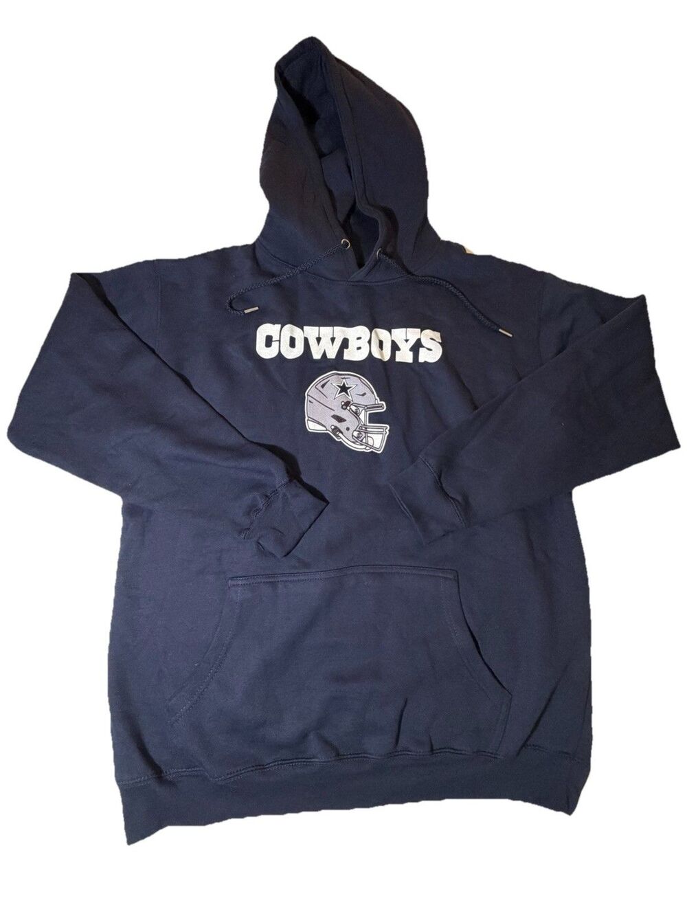 Dallas Cowboys Hoodie Mens XL Navy Fanatics NFL Pullover Sweatshirt NWOT